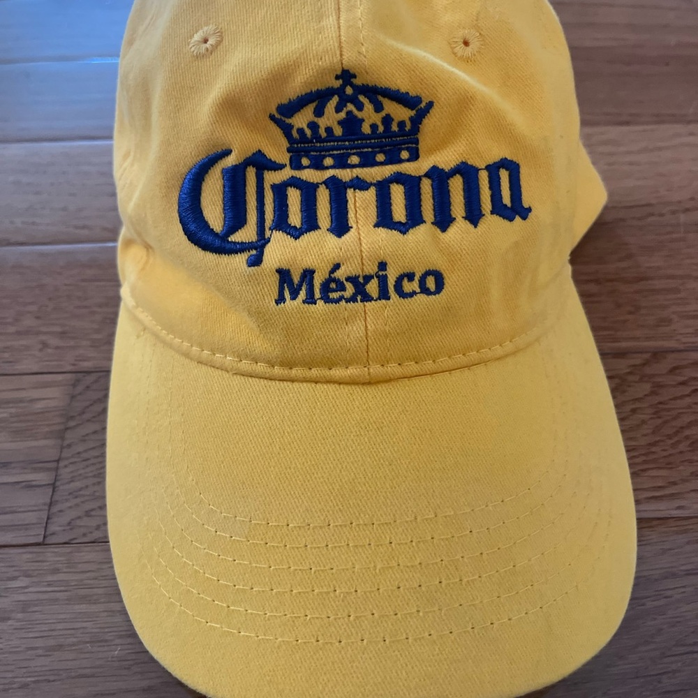 Corona México Yellow Embroidered Baseball Cap